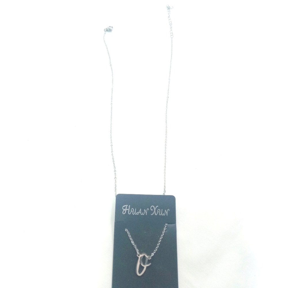 Stainless Steel Letter "O" Necklace